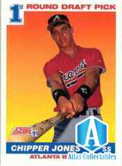 Score Chipper Jones 1991 #671 RC